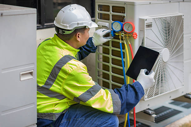 Professional Heat Pump Repair technician working in Sonora, TX